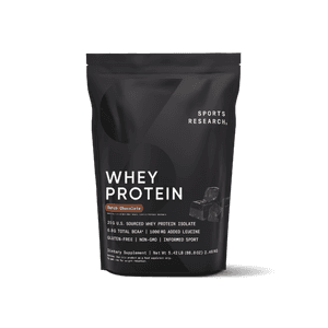 5.42-lb Sports Research Whey Protein Isolate Powder (Dutch Chocolate) $53.55 w/ S&S + Free S&H