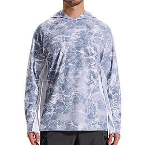 LOOGU Men's UPF 50+ Sun Hoodie (Various) $5