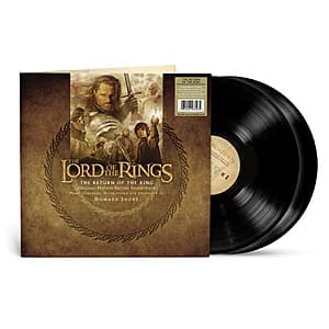 The Lord of the Rings Vinyl Soundtracks (2LP, Palantir Clear or Black Vinyl) from $21 Each & More + $8 Shipping