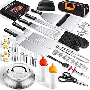 45-Pc polsmtx Griddle Accessories Kit for Blackstone & Camp Chef $22.50 + Free S&H