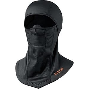 AstroAI Ski Mask Windproof Balaclava/ Ski Mask (Black) $6.20