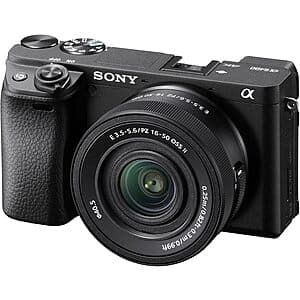 Sony a6400 Mirrorless Camera w/ 16-50mm f/3.5-5.6 II Lens $948 & More + Free S&H