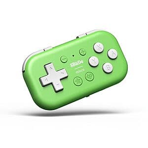 8Bitdo Micro Bluetooth Gamepad Pocket-sized Mini Controller (Green) $14.15