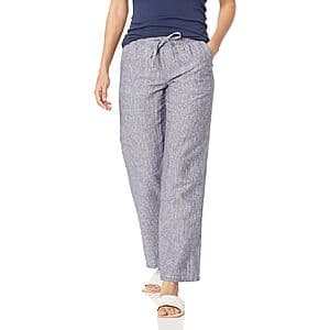 Prime Members: Amazon Essentials Women's Linen Blend Pants $12.90 + Free S&H