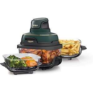 Refurb: Ninja Crispi 5-in-1 Glass Air Fry Cooking System w/ 2 Containers $79 + Free S&H w/ Prime