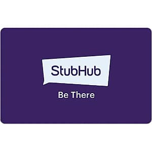 $100 StubHub eGift Card (Email Delivery) $85