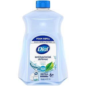52-Oz Dial Antibacterial Foaming Hand Soap Refill (Spring Water) $5.65 w/ Subscribe & Save