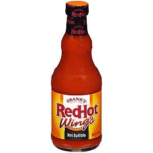 12-Oz Frank's RedHot Wings Hot Sauce (Hot Buffalo) from $2.40