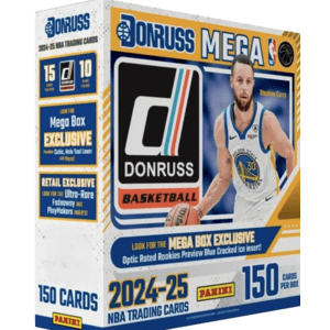 150-Pc Panini 2024-2025 Donruss Basketball Trading Card Mega Box $21 + Free Shipping
