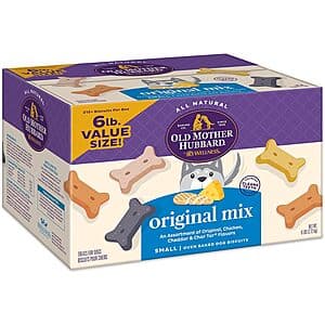 6 lb Old Mother Hubbard Classic Crunchy Dog Treats (Small, Various Flavors) $9.70 w/ Subscribe & Save & More
