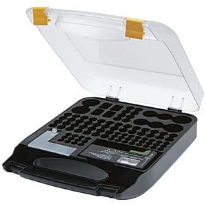 Amazon Basics Battery Organizer with Tester (Holds 110 Batteries) $10.45