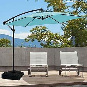 Ainfox 10' Cantilever Offset Patio Umbrella $68.40 + Free S&H