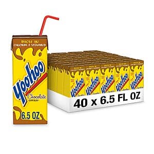 40-Count 6.5-Oz Yoo-hoo Chocolate Drink Box $11.15 w/ Subscribe & Save