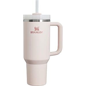 40-Oz Stanley Quencher H2.0 Stainless Steel Vacuum Insulated Tumbler (Rose Quartz) $27