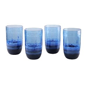 Beautiful Colorblock Acrylic Tumblers: 4-Pk 14-Oz $4.65, 4-Pk 22-Oz $5.35