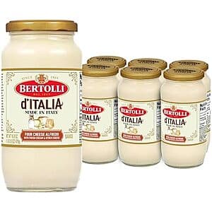 6-Pack 16.9-Oz Bertolli d'Italia Four Cheese Alfredo Sauce $14.85 w/ S&S