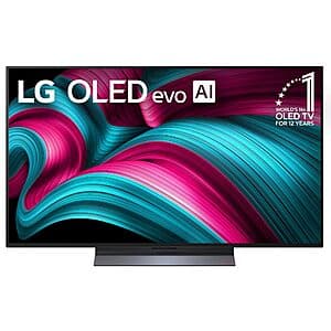 48" LG 4K OLED evo AI C5 TV (OLED48C5PUA, 2025) $820 + Free Shipping