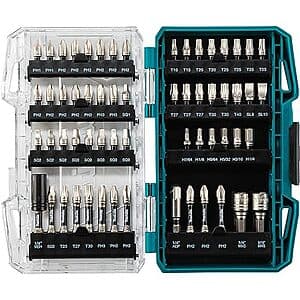 60-Piece Makita Impact XPS Alloy Steel Impact Bit Set $20
