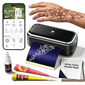 Phomemo Henna Tattoo Kit for Beginners $30 + Free S&H