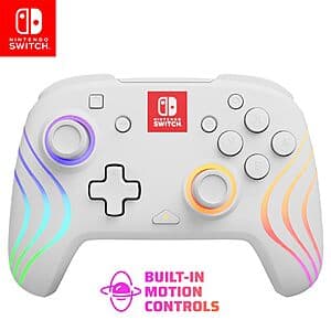 PDP Afterglow Wave Wireless RGB Pro Controller for Nintendo Switch from $39 + Free S&H