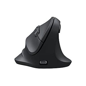 MOKURU 2400 DPI 4-Button Bluetooth / 2.4GHz Wireless Ergonomic Optical Mouse $10