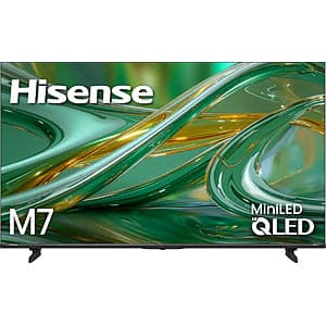 55" Hisense M7 MiniLED 4K UHD 60Hz Smart Roku TV (2026) $320 + Free S/H