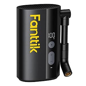Fanttik X9 Ace Mini 150PSI Electric Bike Tire Pump $34 + Free S&H