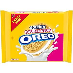 Select Accts: 24.95oz OREO Double Stuf Golden Sandwich Cookies $2.55 w/ Subscribe & Save