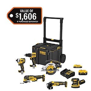 DeWALT 20V MAX 6-Tool ToughSystem Lithium-Ion Cordless Combo Kit $479 + Free Shipping