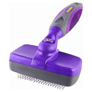Hertzko Gentle Pet Hair Remover Slicker Brush: Small $4.15, Large $4.35
