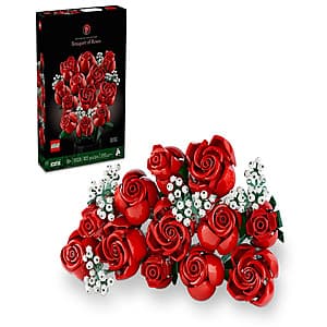 822-Pc LEGO Icons Botanicals Bouquet of Roses Building Set $40 + Free S&H