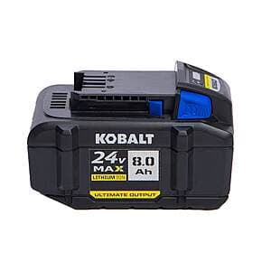 Kobalt 24V Ultimate Output 8Ah Lithium-ion Power Tool Battery $59 + Free Shipping