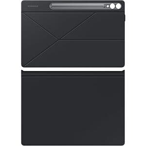 Samsung Galaxy Tab S10+/S9+/S9FE+ Smart Book Tablet Protector Cover (Black) $12