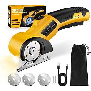 Prime Members: Zeleki 4V Cordless Electric Scissors $15 + Free S&H