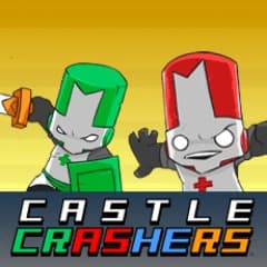 Castle Crashers game cover art or promotional image showing the indie action game title.
