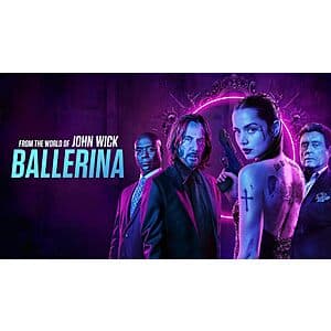 Ballerina: From The World Of John Wick (4K UHD Digital Download) $5