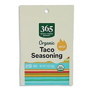 1-Oz 365 by Whole Foods Market Organic Taco Seasoning $0.75 w/ Subscribe & Save
