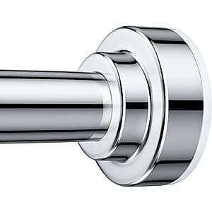 TEECK 32-80" Stainless Steel Spring Tension Shower Curtain Rod (Silver) $7.50