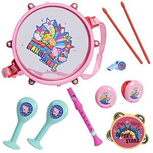 10-Piece Just Play Peppa Pig Party Toy Musical Instruments Set $6.10