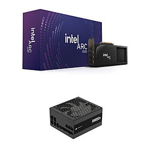 Intel Arc B580 PCIe 4.0 12GB GPU + 850W Corsair RM850x 80+ Gold Full Modular PSU $320 + Free Shipping