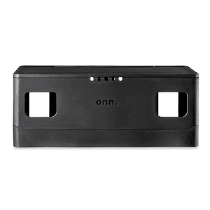 onn. Large Foldable Cable Management Box (Black) $4