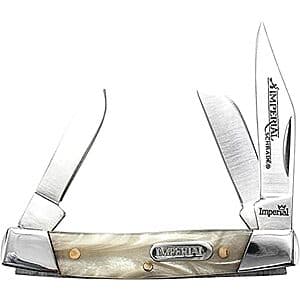 Schrade Imperial Small Stockman 3-Blade Folding Pocket Knife $8