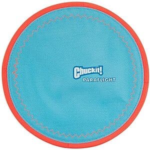 ChuckIt! Paraflight Flying Disc Dog Toy Large (Orange & Blue) $3.80 w/ Subscribe & Save