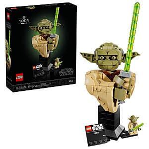 Sam's Club Members: 399-Pc LEGO Star Wars Attack of the Clones Yoda Bust Set $33 + Free S&H on $50+ w/ Plus