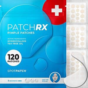 120-Ct KeyConcepts PatchRx Hydrocolloid Acne Patches w/ Tea Tree Oil $5.15 w/ Subscribe & Save