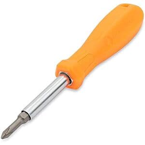 GreatNeck 6-in-1 Screwdriver w/ Interchangeable Bits $2.95