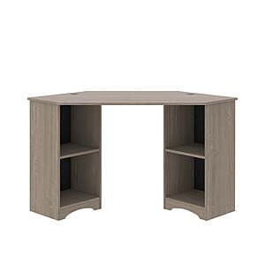 Sauder Beginnings 53" Corner Desk w/ Shelves (Silver Sycamore Finish) $52.40 + Free Shipping