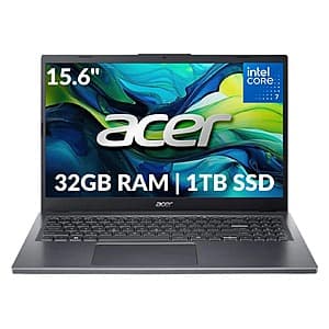 Refurbished Acer Aspire 15 Laptop: 15.6" 1080p, Core 7 150U, 32GB RAM, 1TB SSD $465 + Free Shipping
