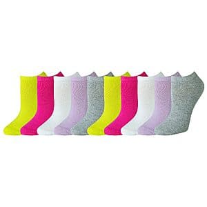 10-Pack Amazon Essentials Women's No-Show Socks (Size 6-9) $3.90 w/ S&S