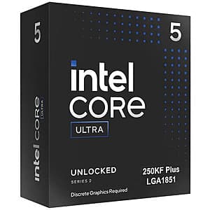 Intel Core Ultra 5 250KF Plus Processor + Rosewill VSB 750W Bronze PSU $200 + Free S&H
